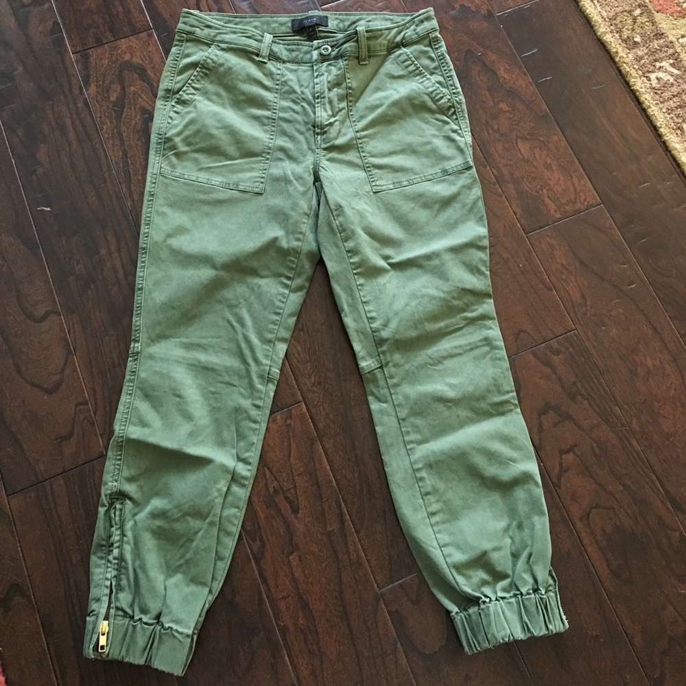 J. Crew Olive Green Ankle Cargo Pants